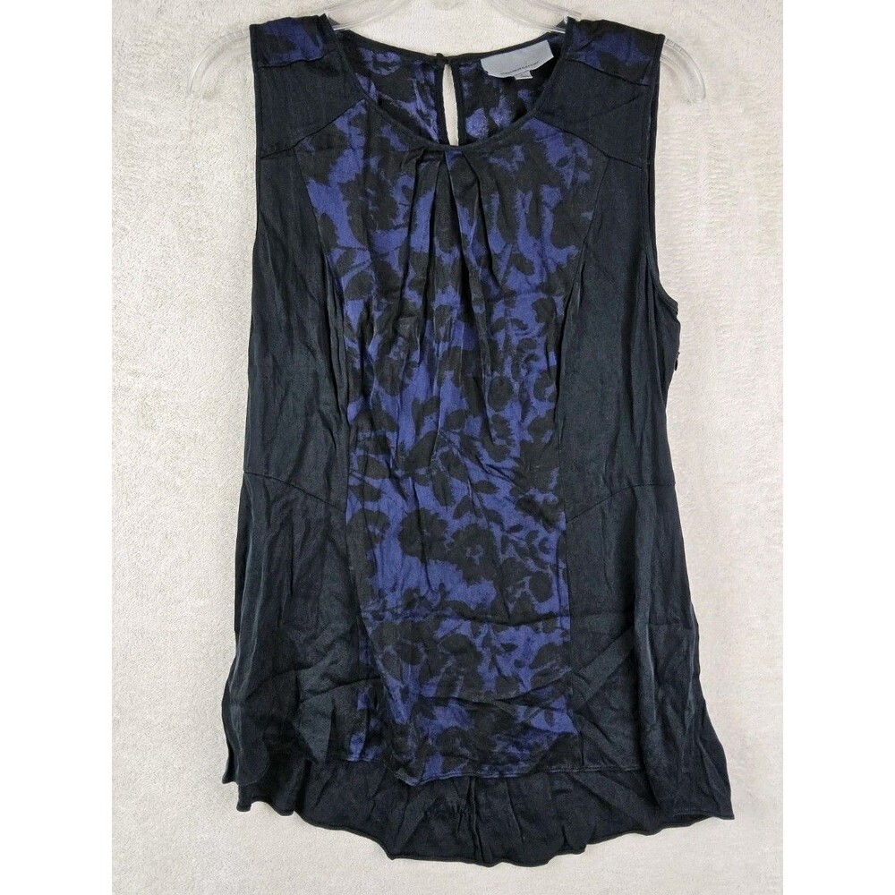 Classiques Entier Women's Silk Sleeveless Blouse Top Size L